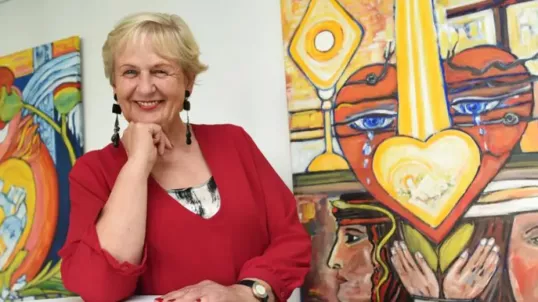 Elisabeth Geschwentner Ausstellungs-Portrait © Markus Merk